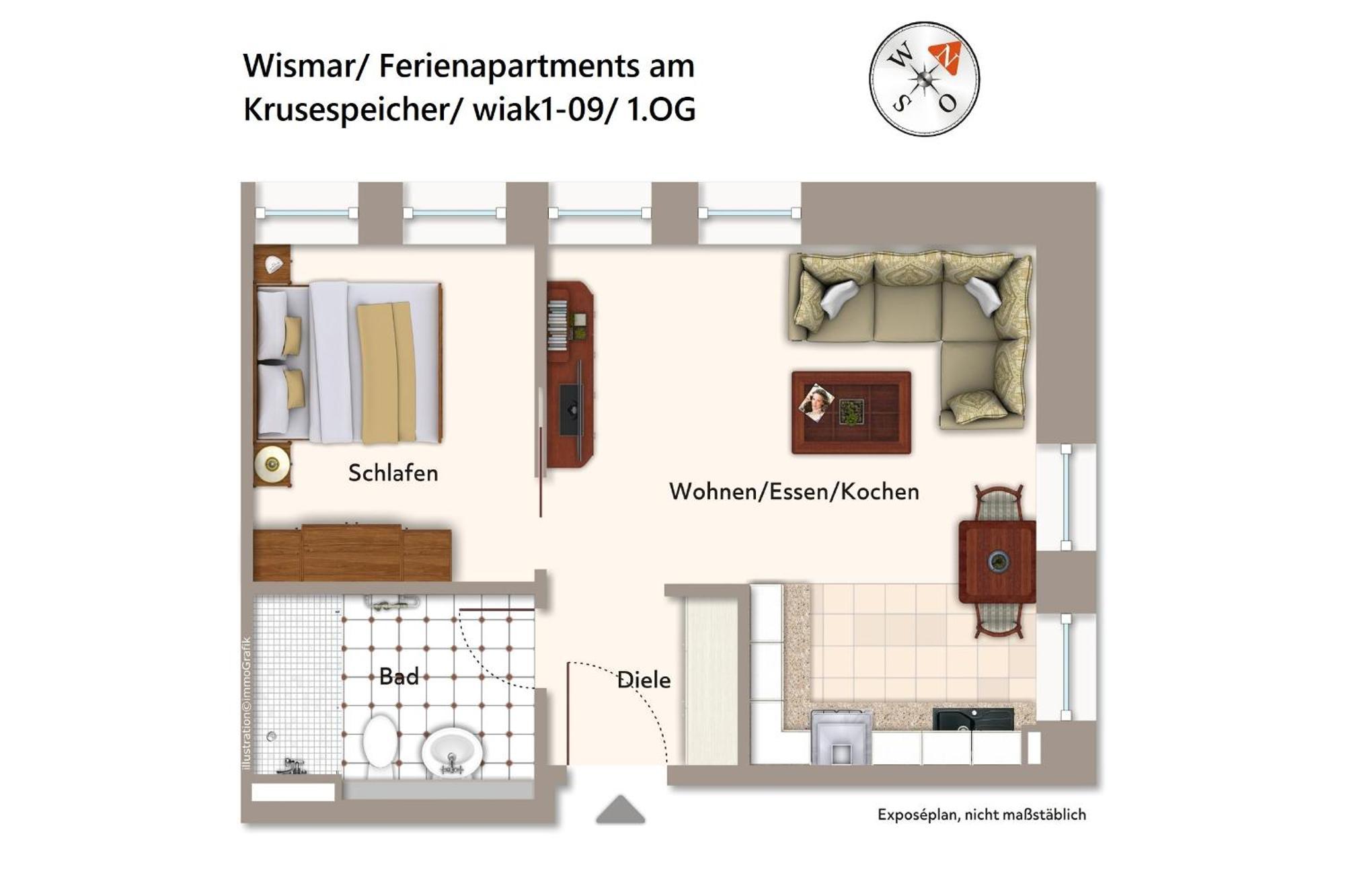 Ferienapartments am Krusespeicher Ferienapartments am Krusespeicher 1-09 Wißmar Exterior foto